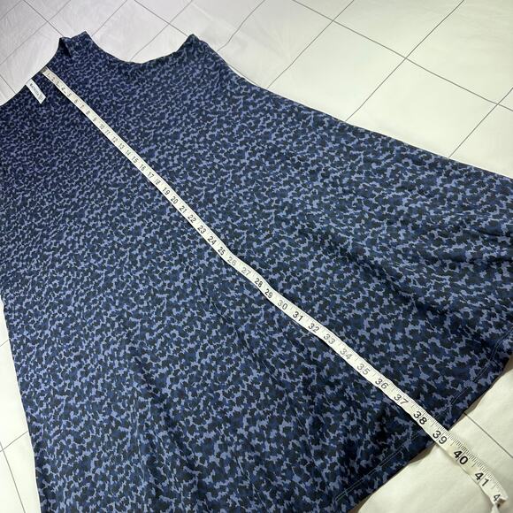 Athleta Dress Womens 2X Blue Santorini Thera Traverse Geo Sleeveless Swing Tank - Picture 10 of 10